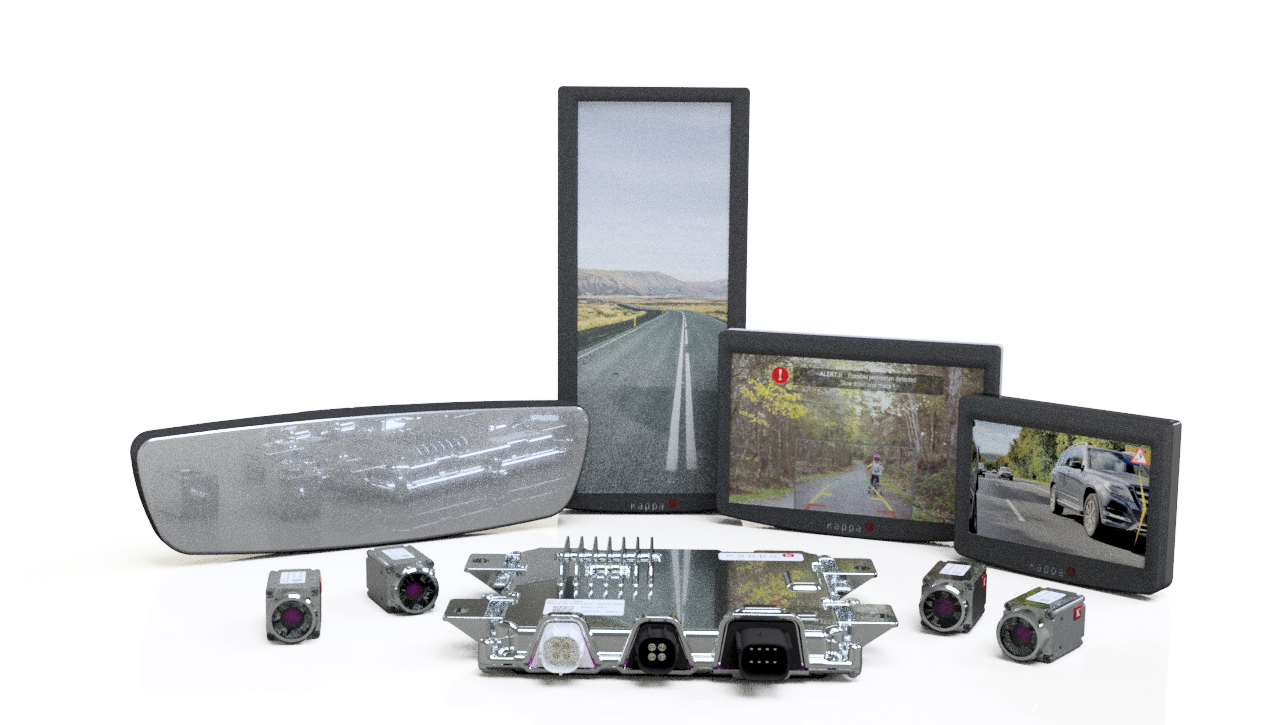 All elements, overview about CMS Rearview OneBox system components