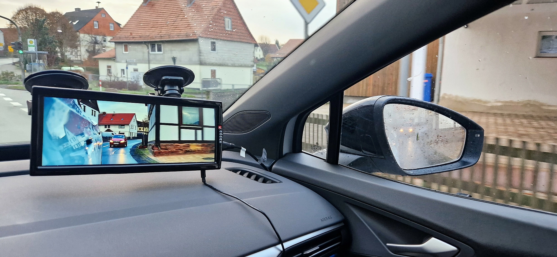 Digital clearance car mirror