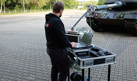 RIB 4D Gun Barrel Inspection System on-site commissioning and measurement