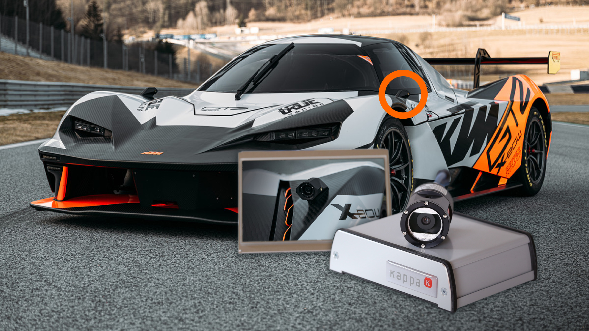 Innovative technology from Kappa optronics for KTM X-BOW super sports cars: Camera Vision Systems - application-specific certified ✓ for Aviation, Defense & Automotive ✓ 40 years experience ▻ Get info now!