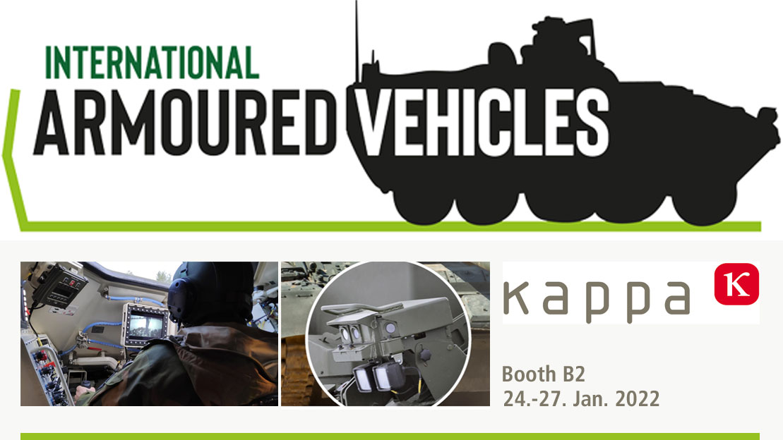 The International Armoured Vehicles conference is confirmed to go ahead. Meet us  in London, 24-27 January, 2022! 